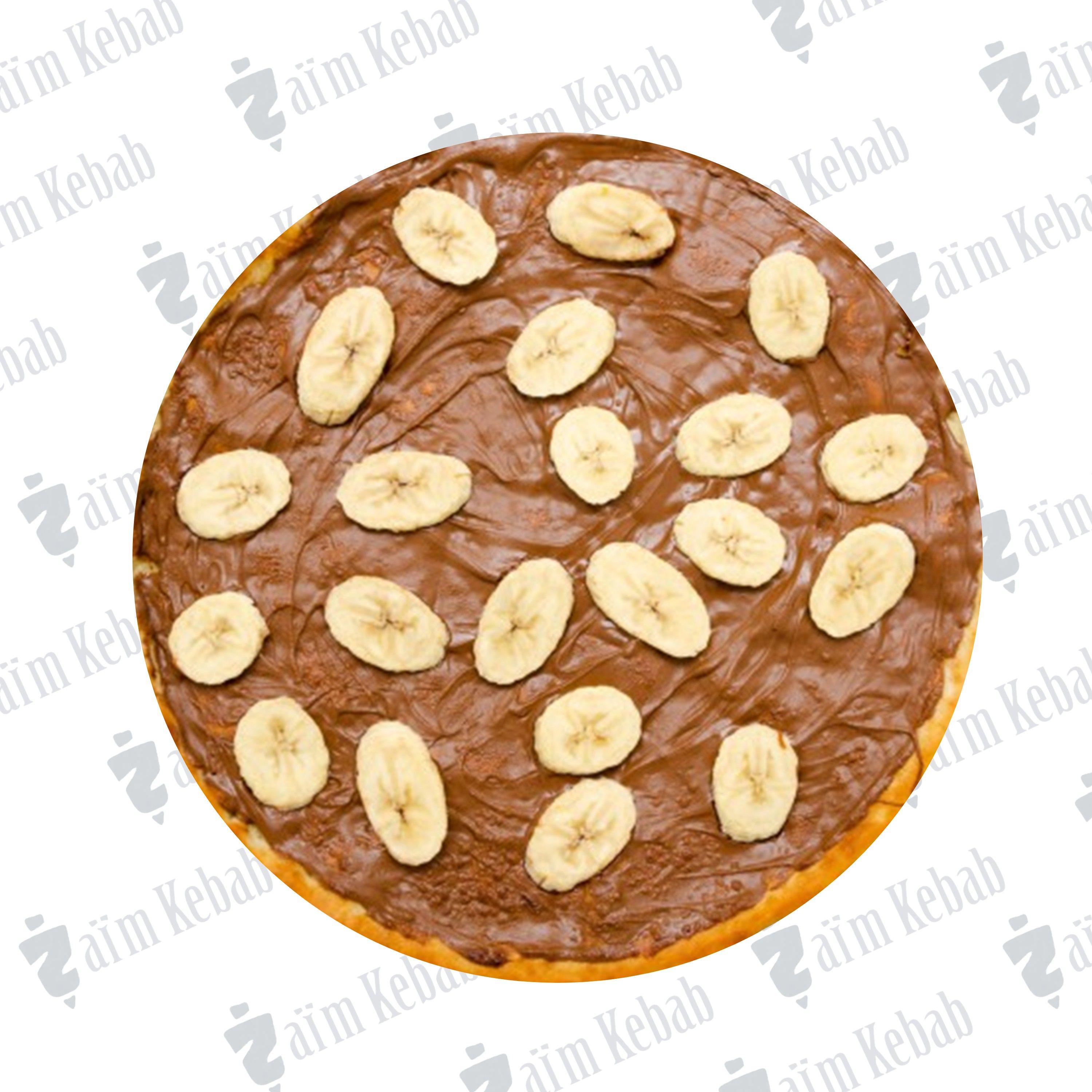 Pizza nutella banane