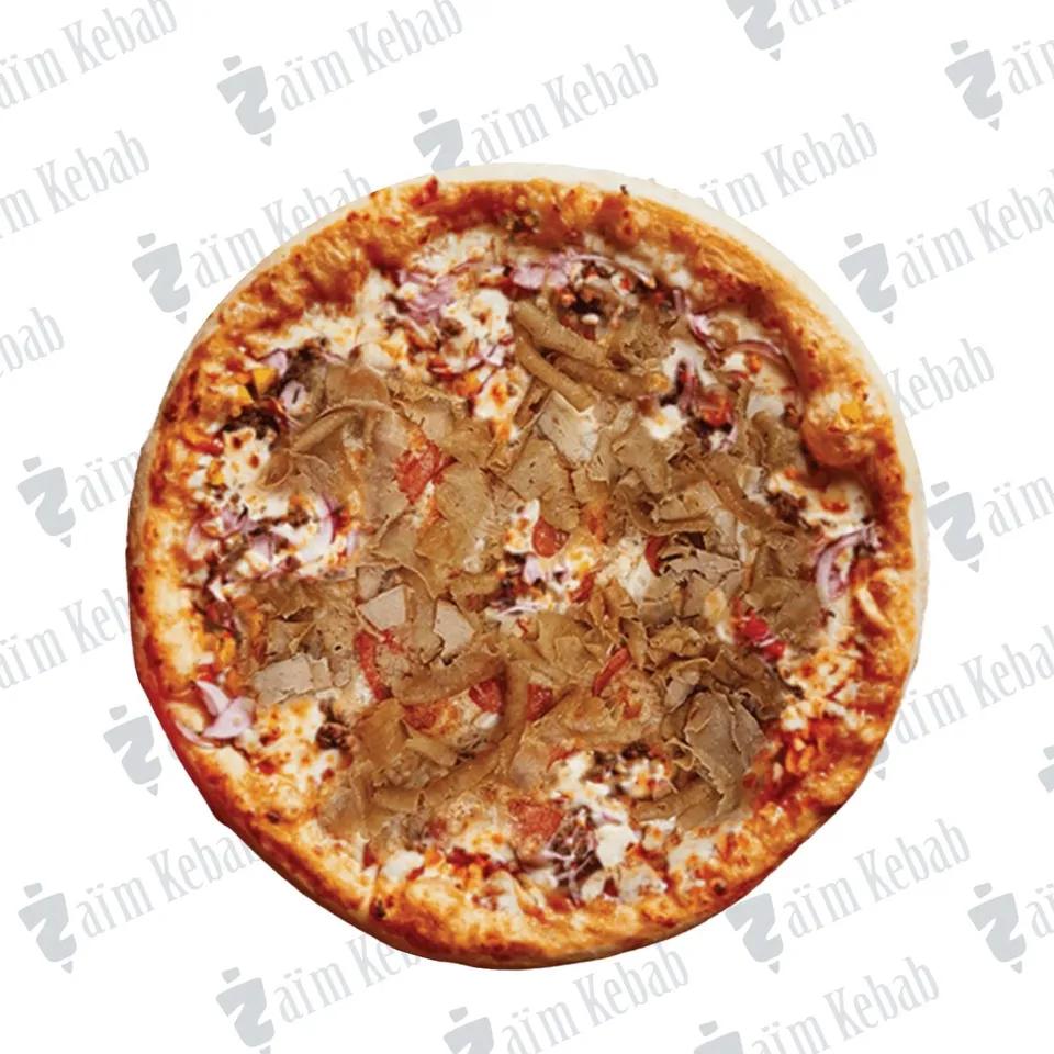 Pizza kebab poulet