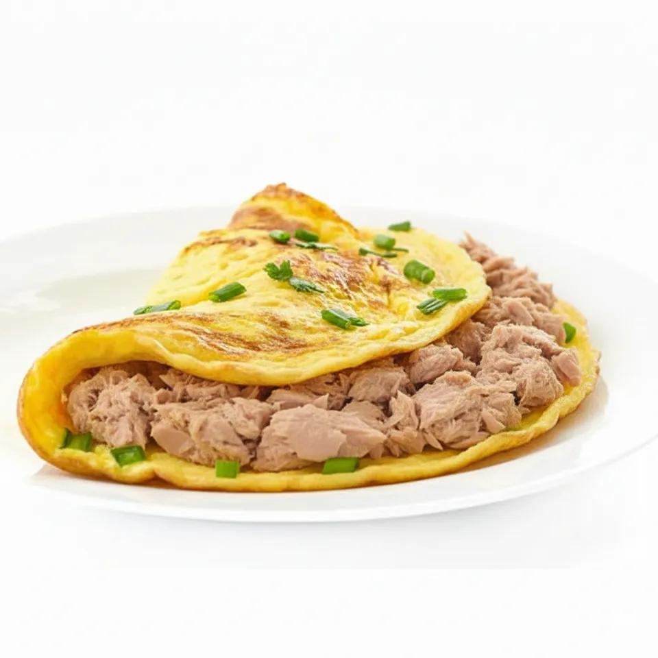 Omelette au thon