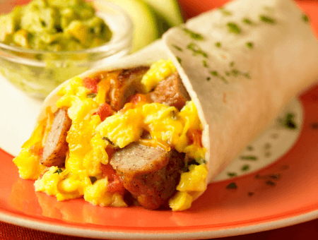 Breakfast Wrap Saucisse