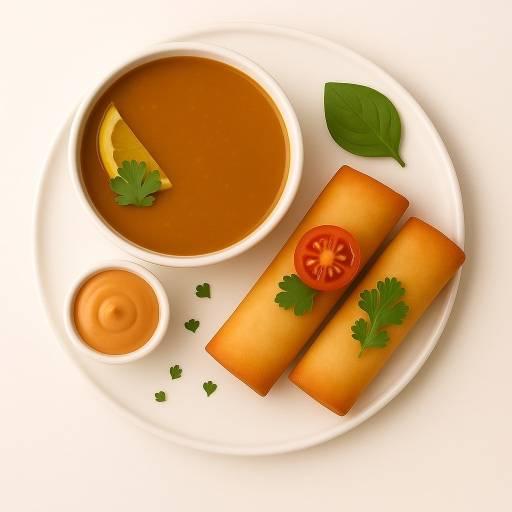 Soupe de Poisson + Bourek Crevette