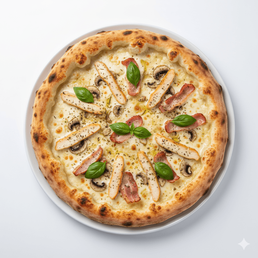 Pizza Poulet Forestière