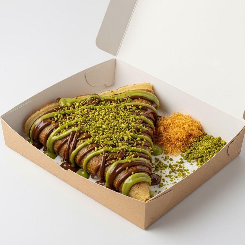 Crêpe Kunafa Pistache Nutella