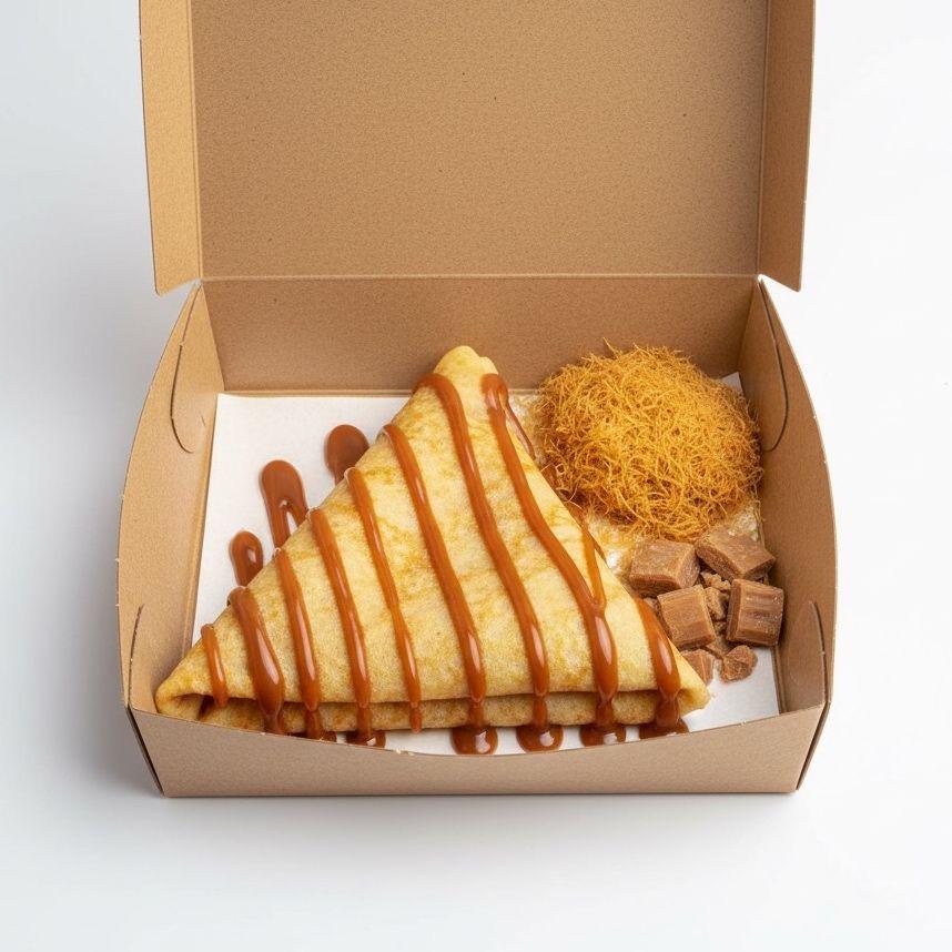 Crêpe Kunafa Caramel