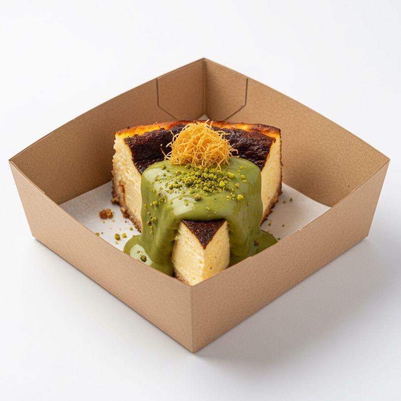 San Sebastien Kunafa Pistachio