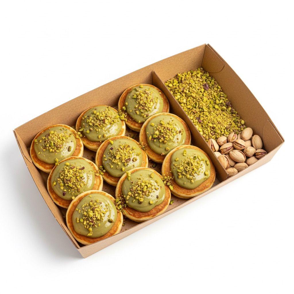 Mini Pancakes Pistache