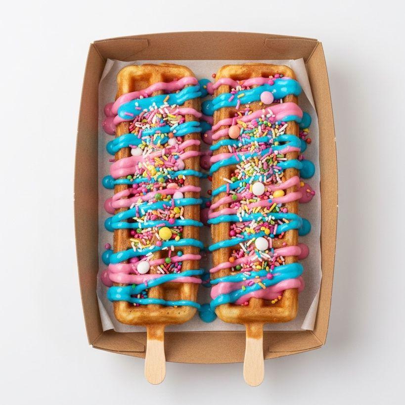 Lolly Waffles Bubble Gum