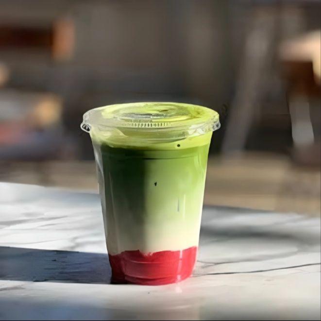 strawberry matcha