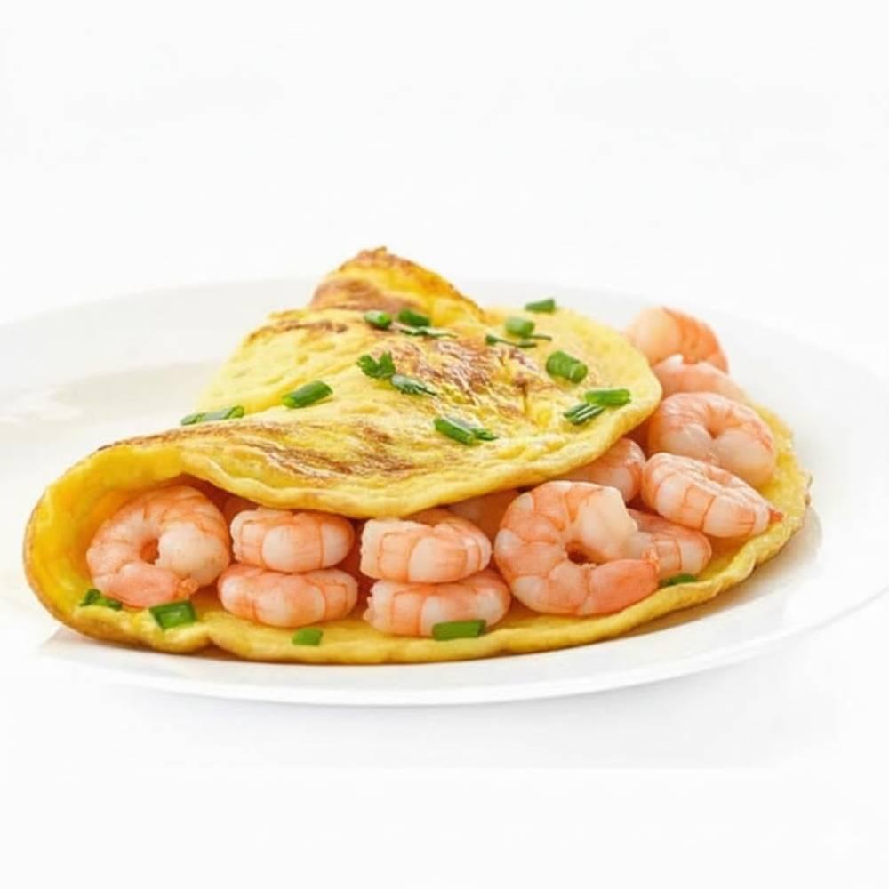 Omlettes Aux Crevettes