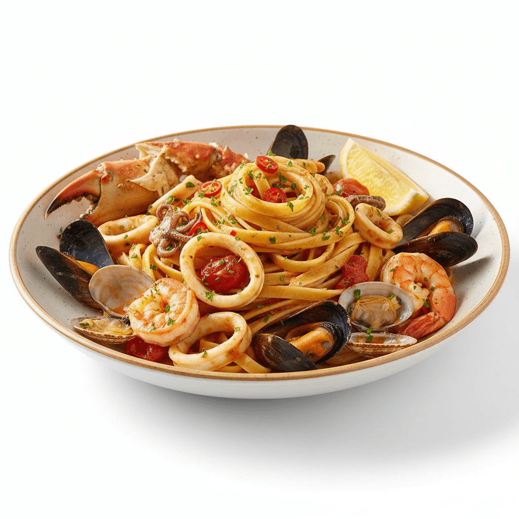 Tagliatelle Aux Fruits De Mer