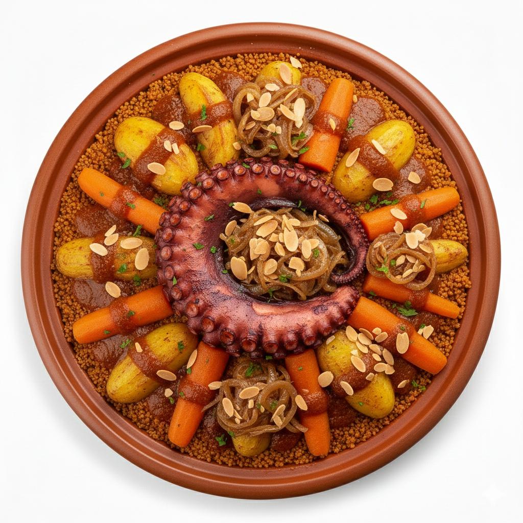 Couscous au Poulpe