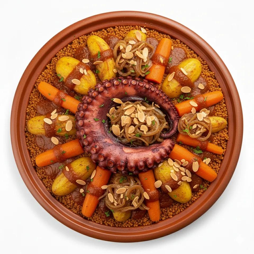 Couscous au Poulpe