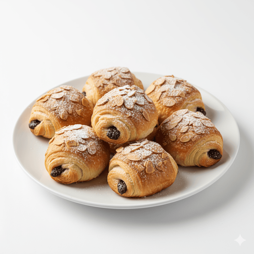 Mini Pain au Chocolat aux Amandes