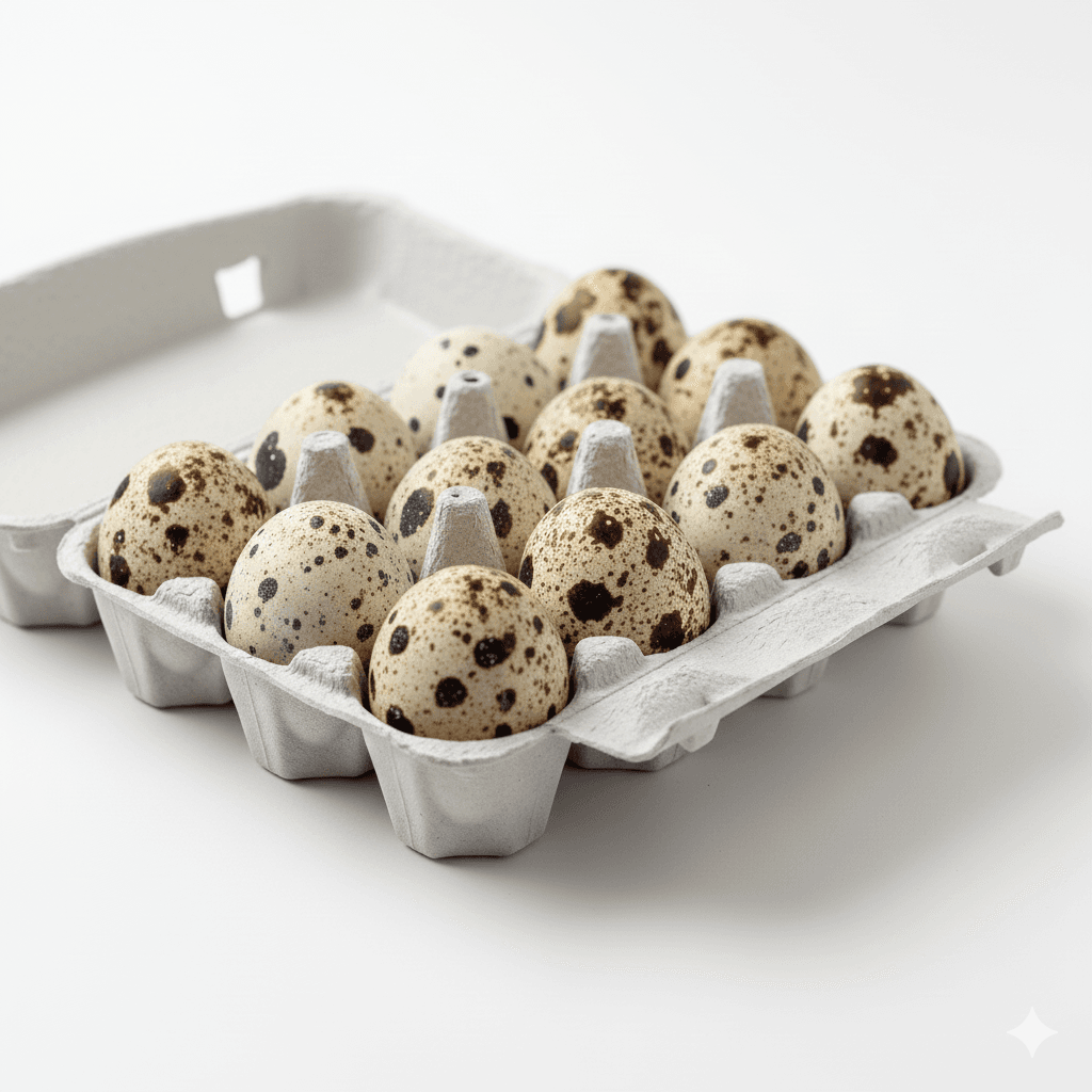 Oeuf caille 12 Pièces