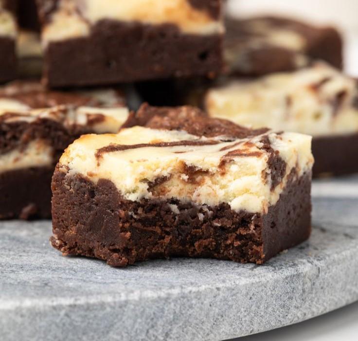 Brownie au Cheesecake