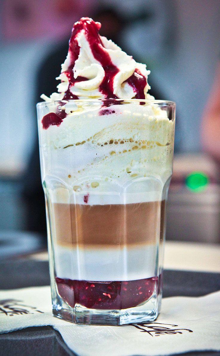 Café Frappé aux Fruits rouges