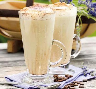 Café Mocha Glacé au Chocolat Blanc