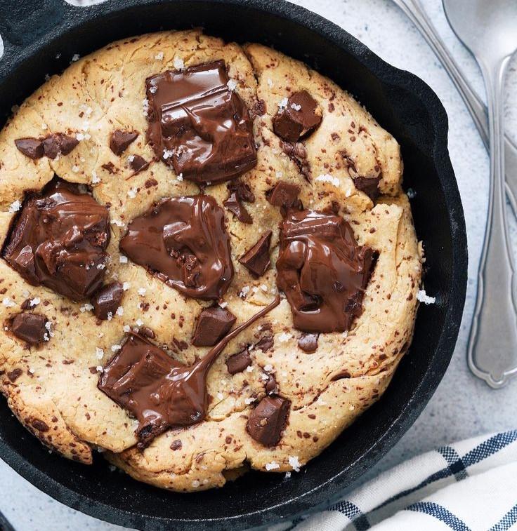 Cookie en poêle au Chocolat