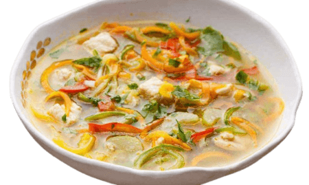 Chicken Rainbow Soup