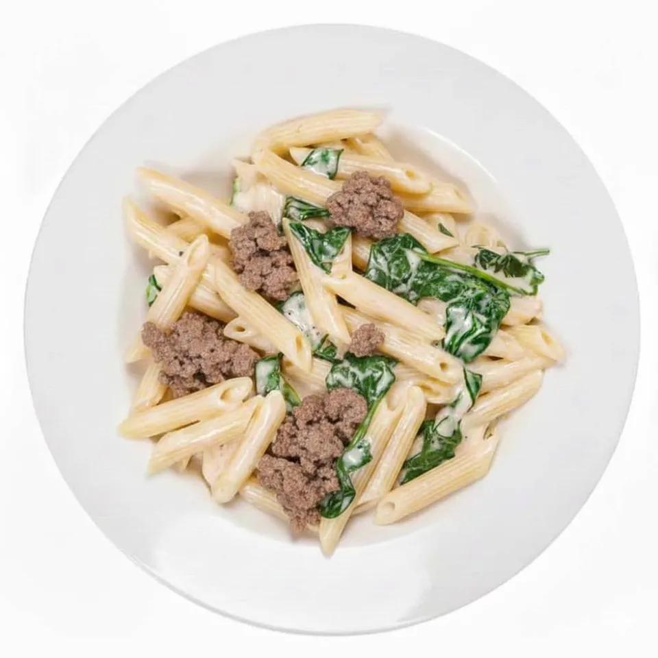Penne viande hachée