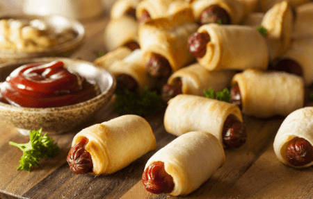 Bouchées Hot Dog Fromage 10 Pièces