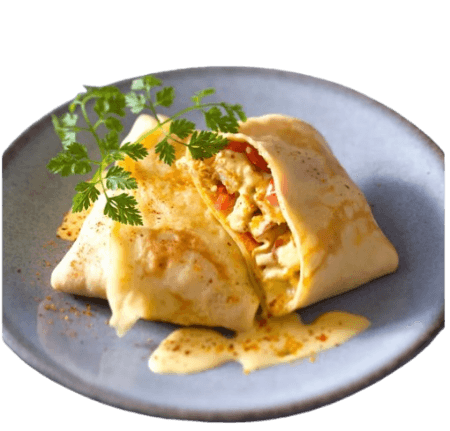 Crêpe Salée Poulet Fromage 5 Pièces