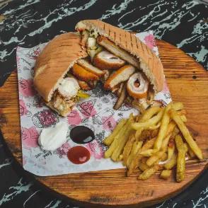 Sandwich Tabouna Cordon Bleu