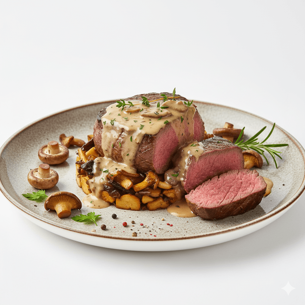 Filet de Bœuf sauce Champignons