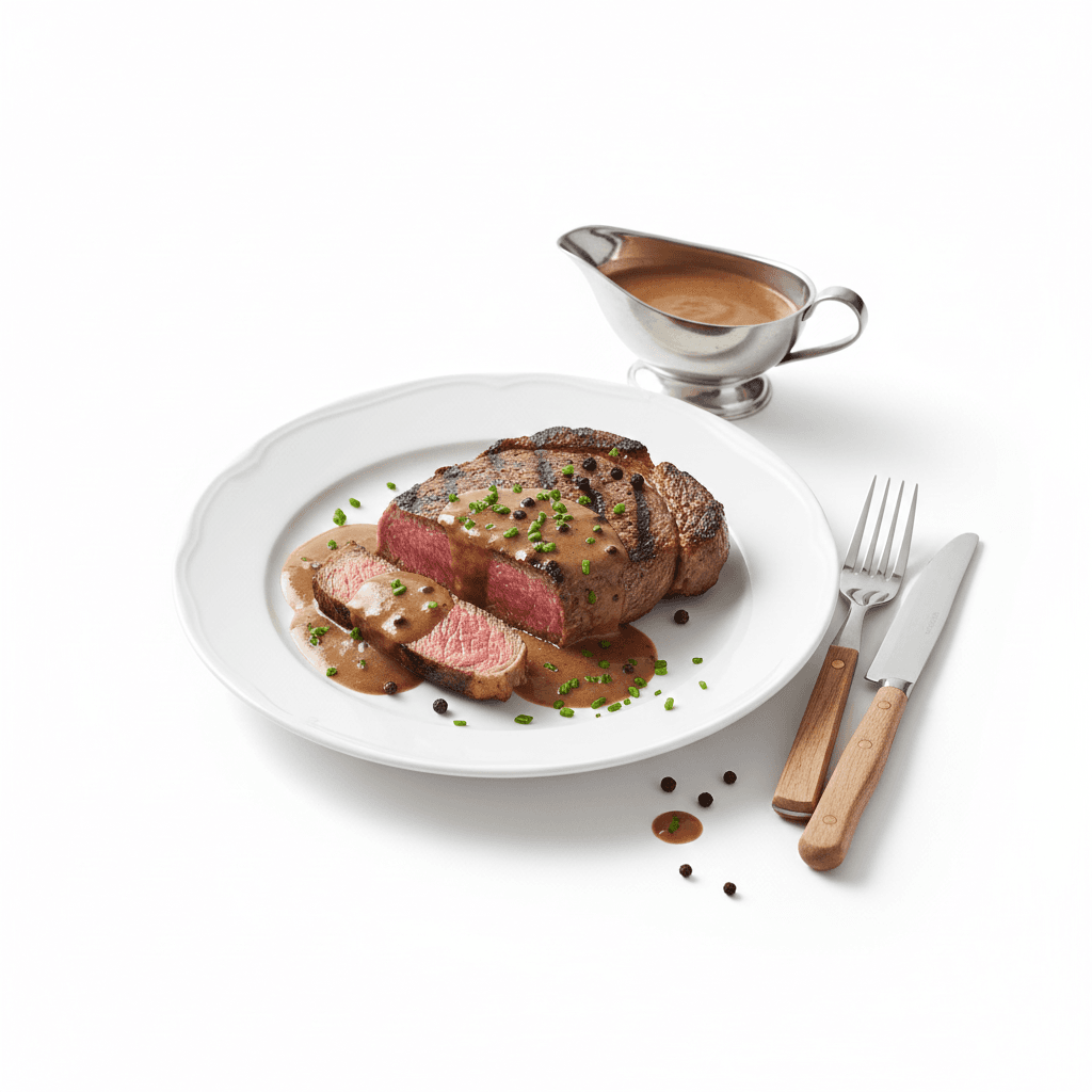 Entrecôte sauce poivre