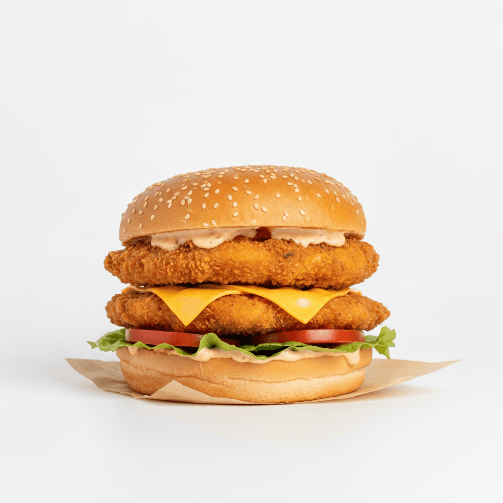 Burger Double Crispy Poulet