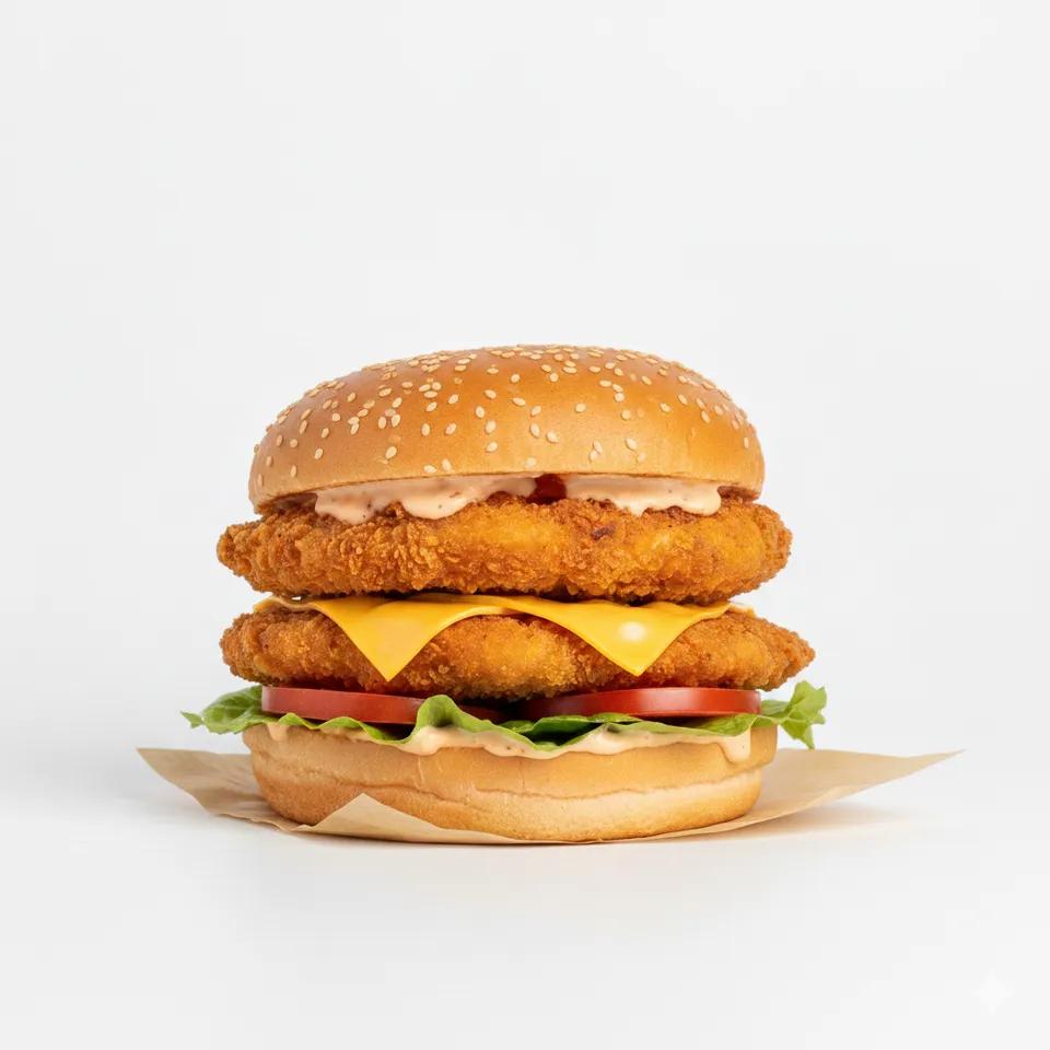 Burger Double Crispy Poulet