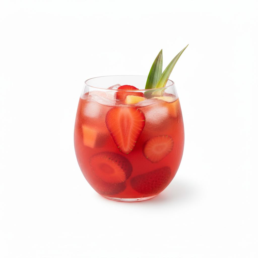 Pinapple strawberry Sangria