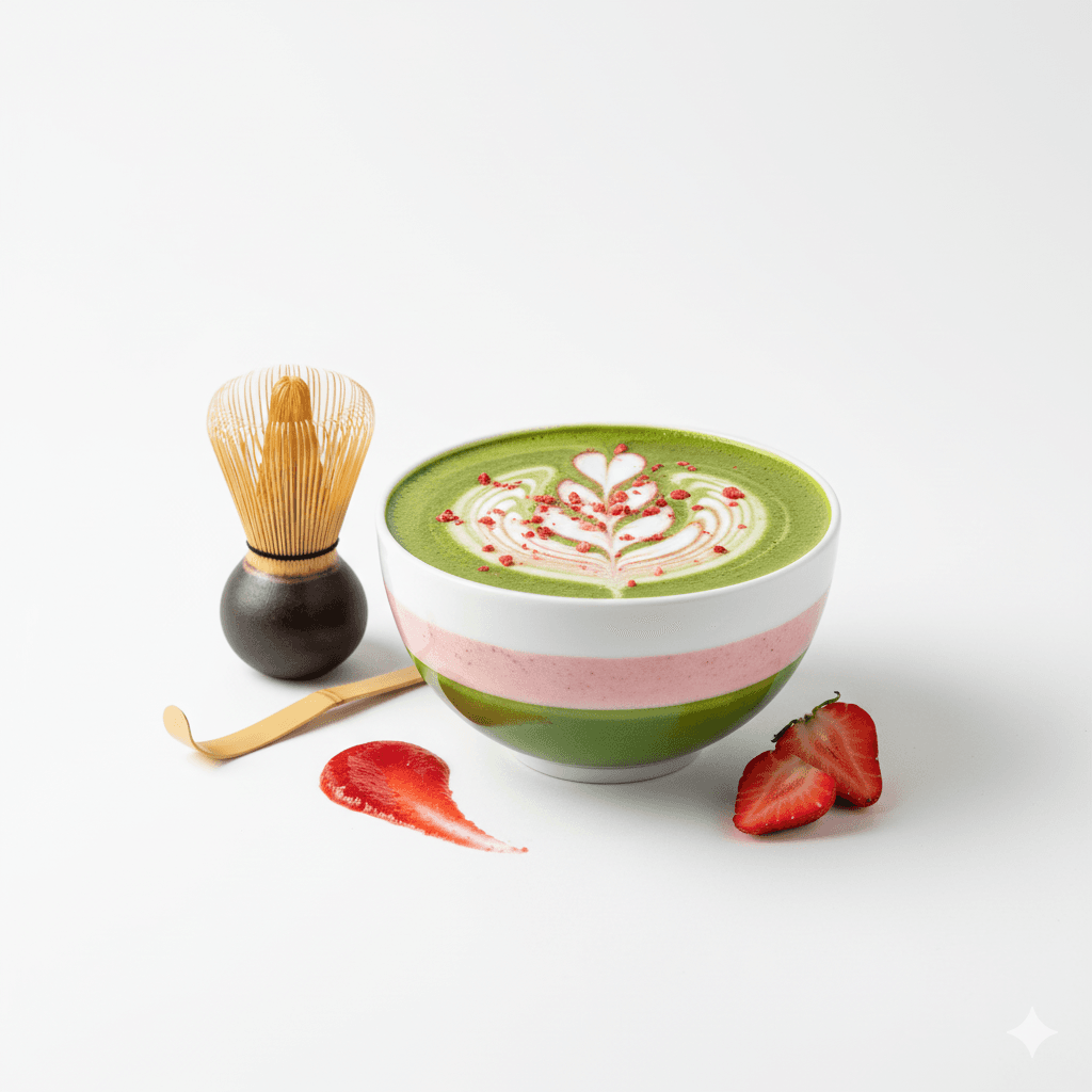 Matcha Latte Strawberry