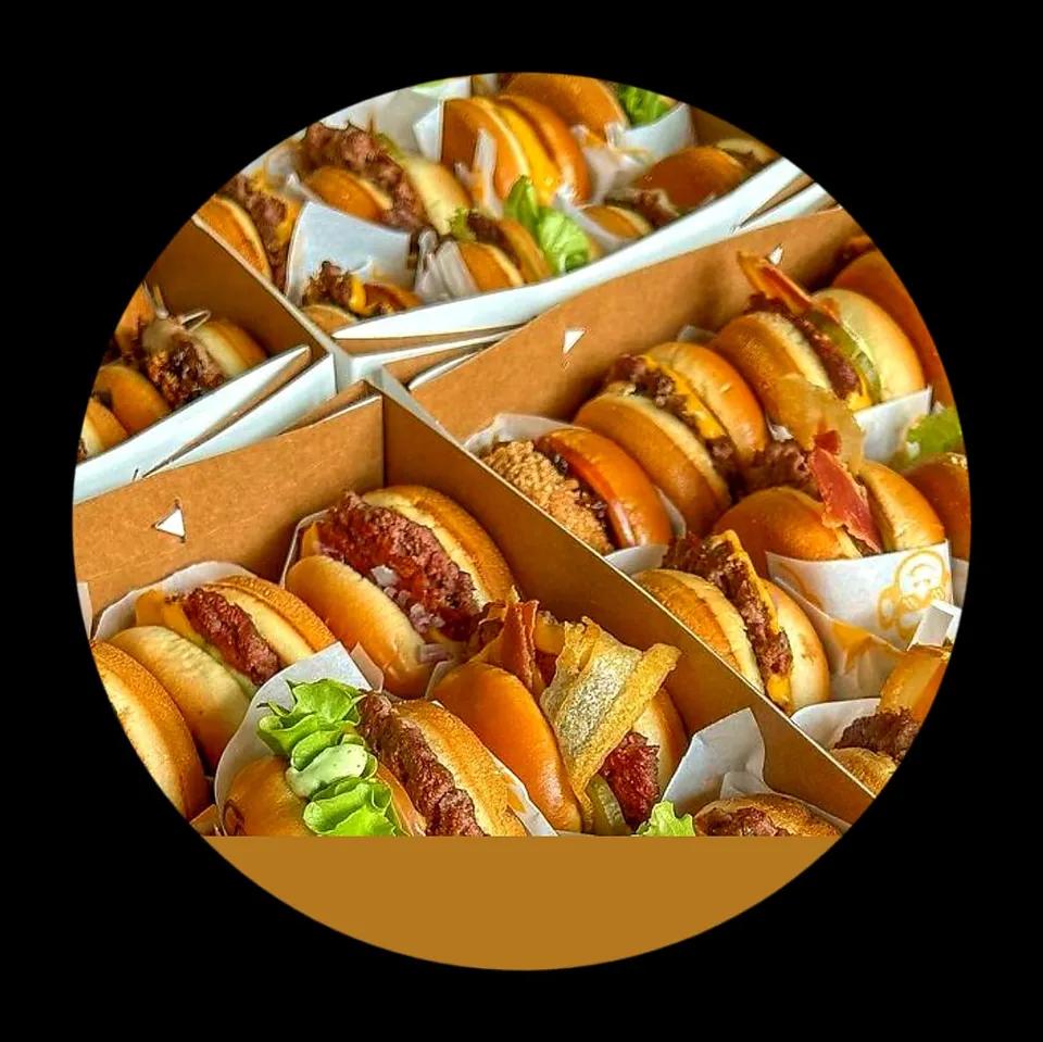Mini burgers box x6
