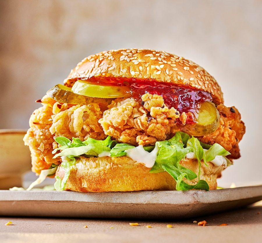 Super chiken burger