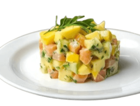 Tartare de Gambas à l'Avocat