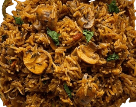 Mushroom Biryani