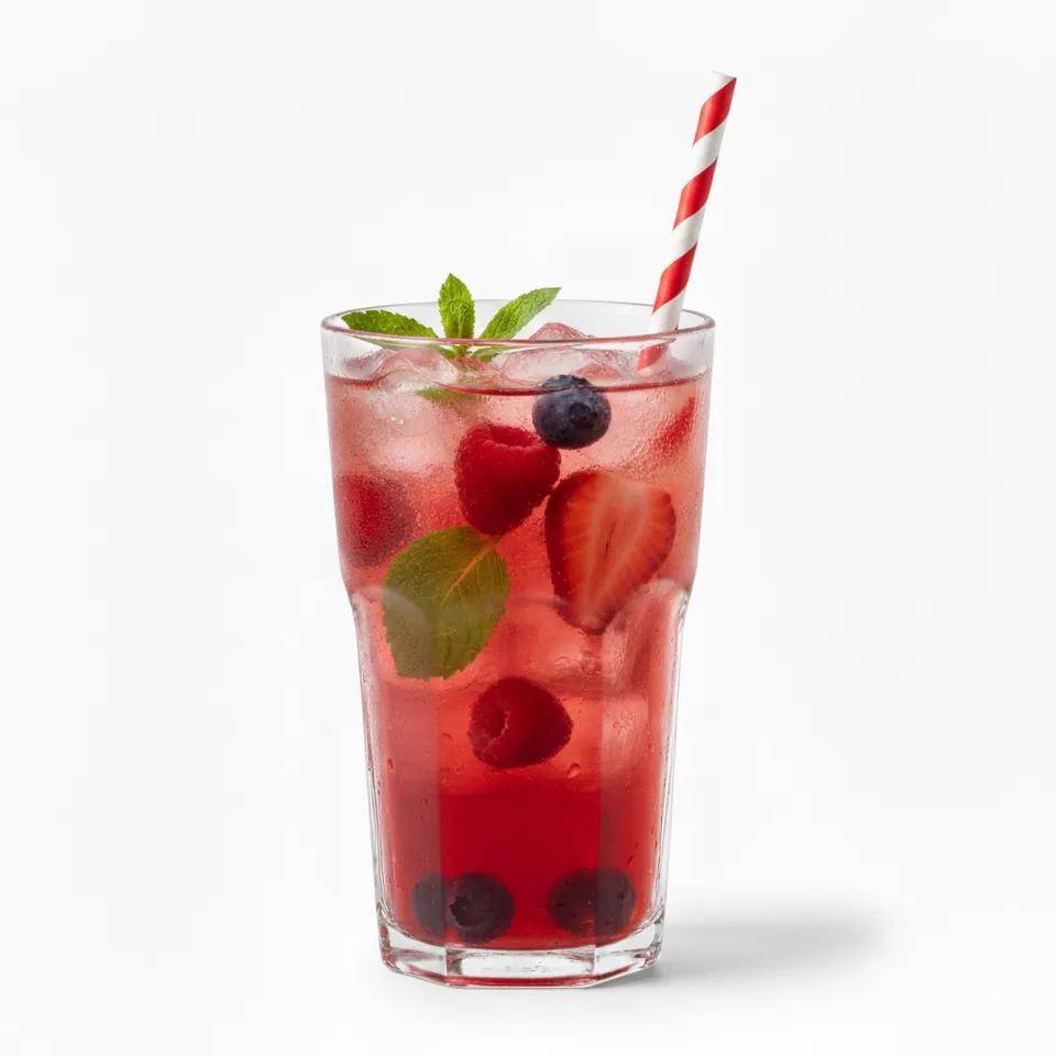 Ice Tea Fruits Rouges Homemade