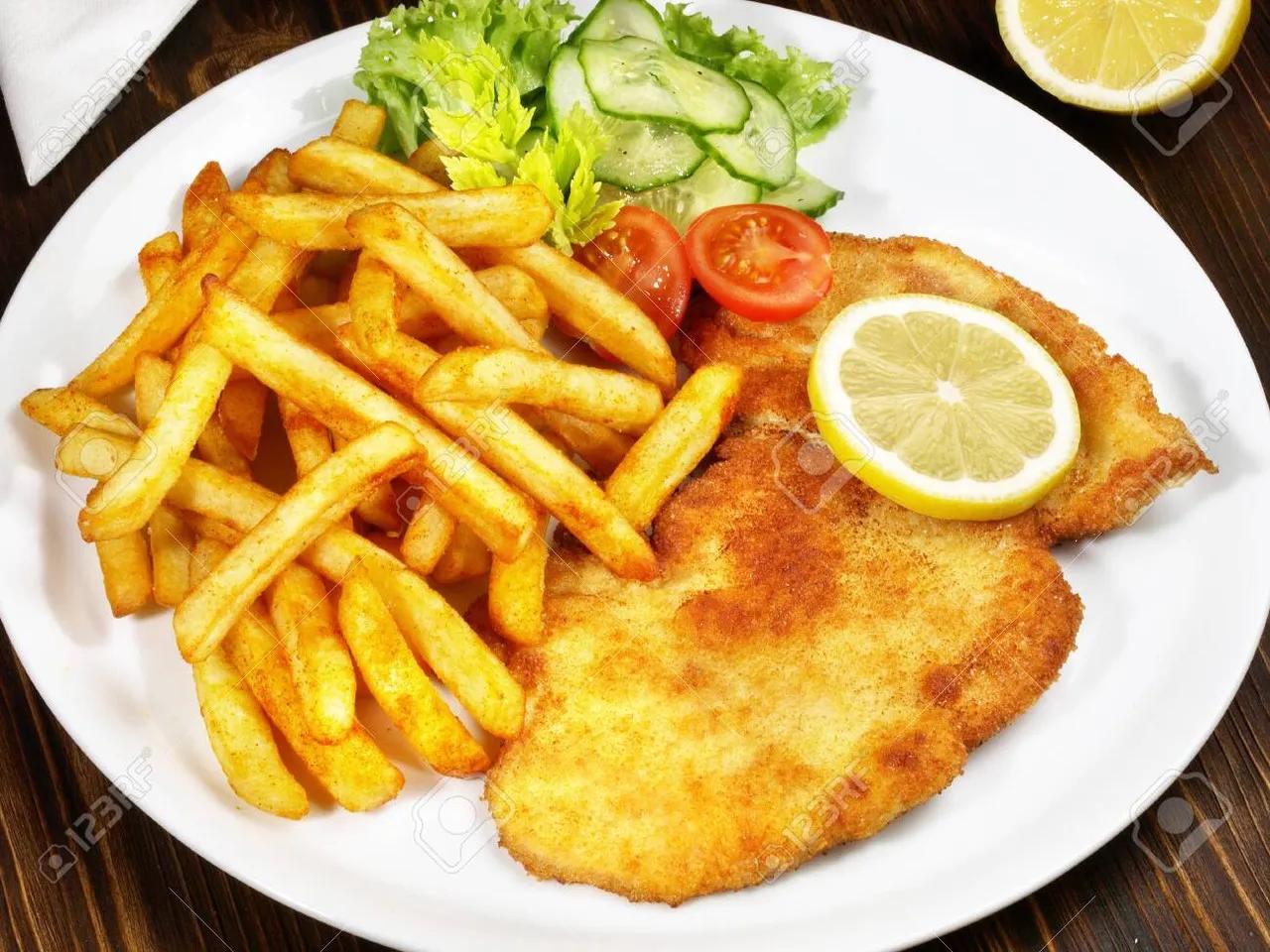 Plat Escalope Panée