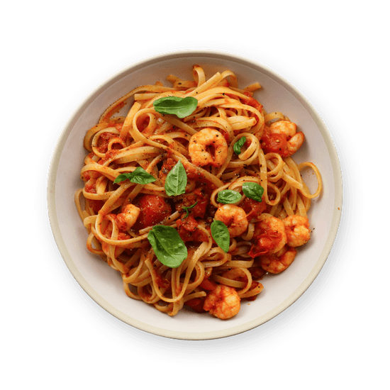Spaghetti crevettes 