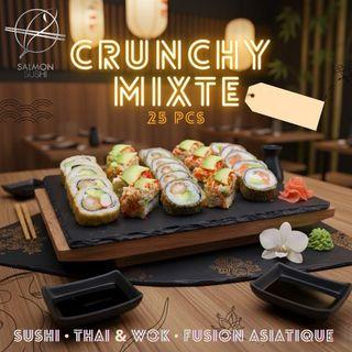 Crunchy mixte box 25 pcs