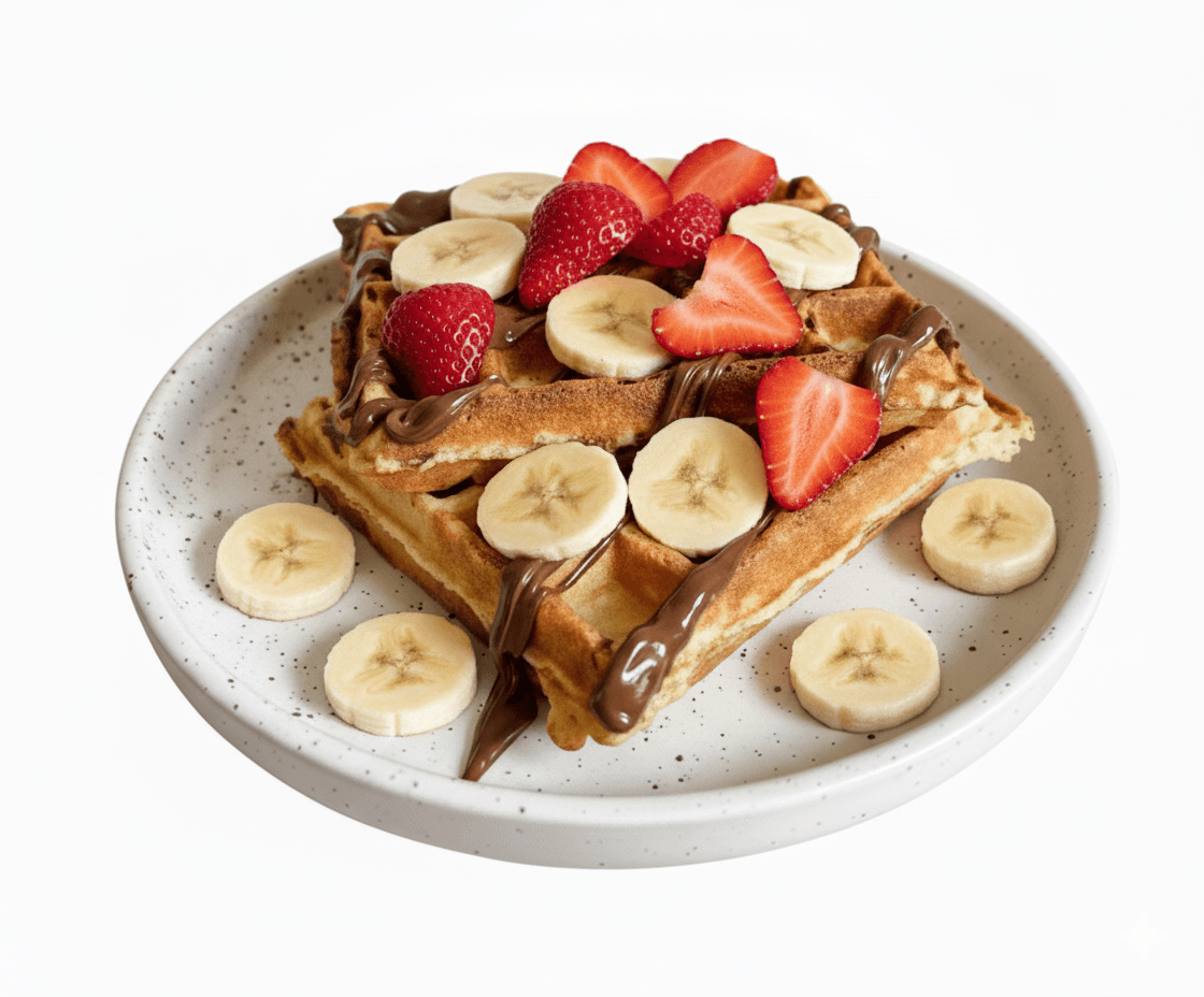 Gaufre Fraise + Banane