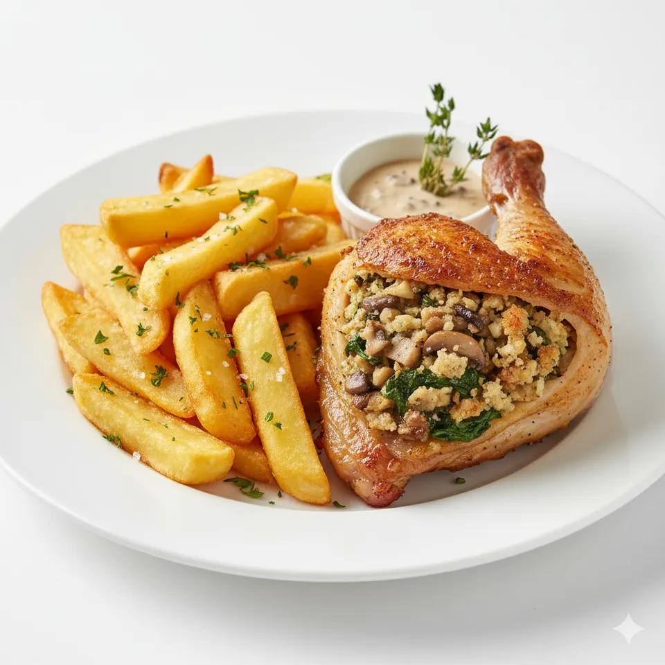 Plat de Poulet Farci