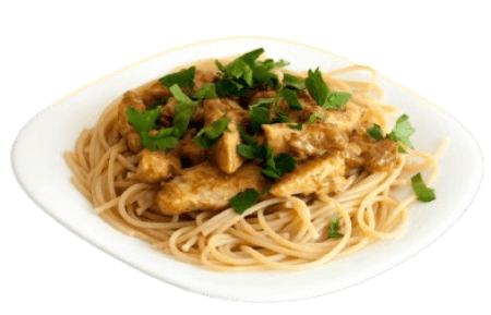 Spaghetti au Poulet Sauce Crème