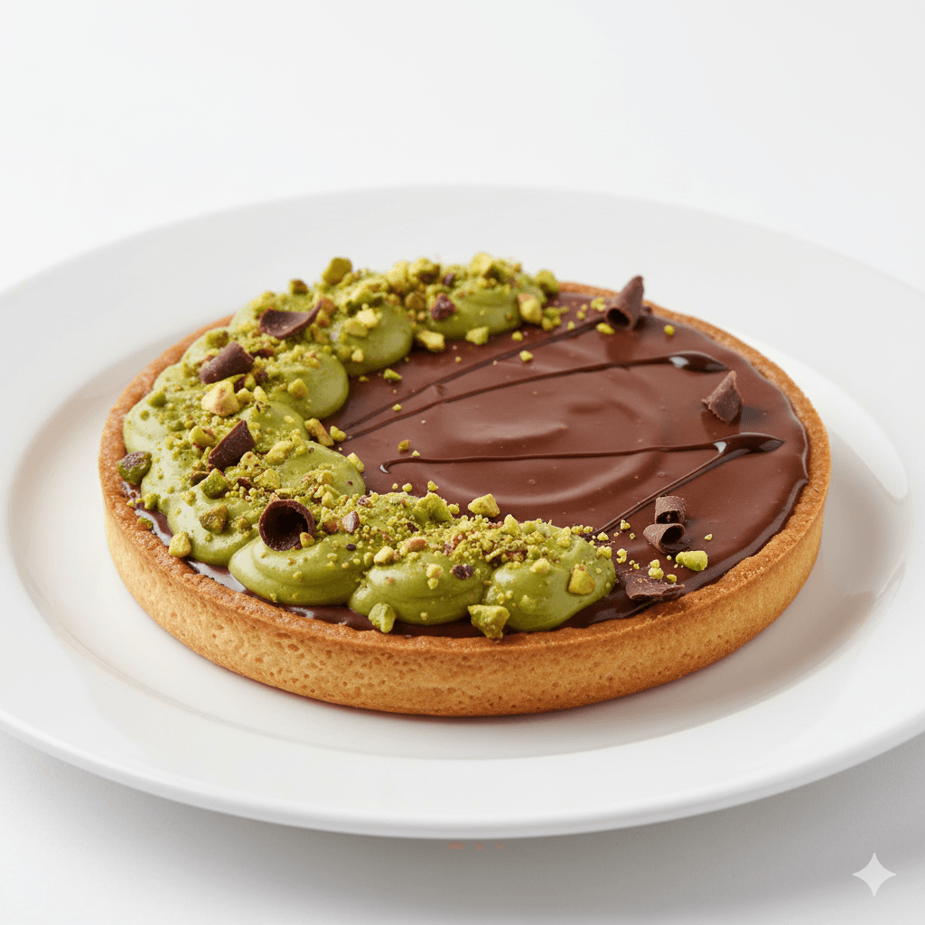 Tartelettes choco pistache