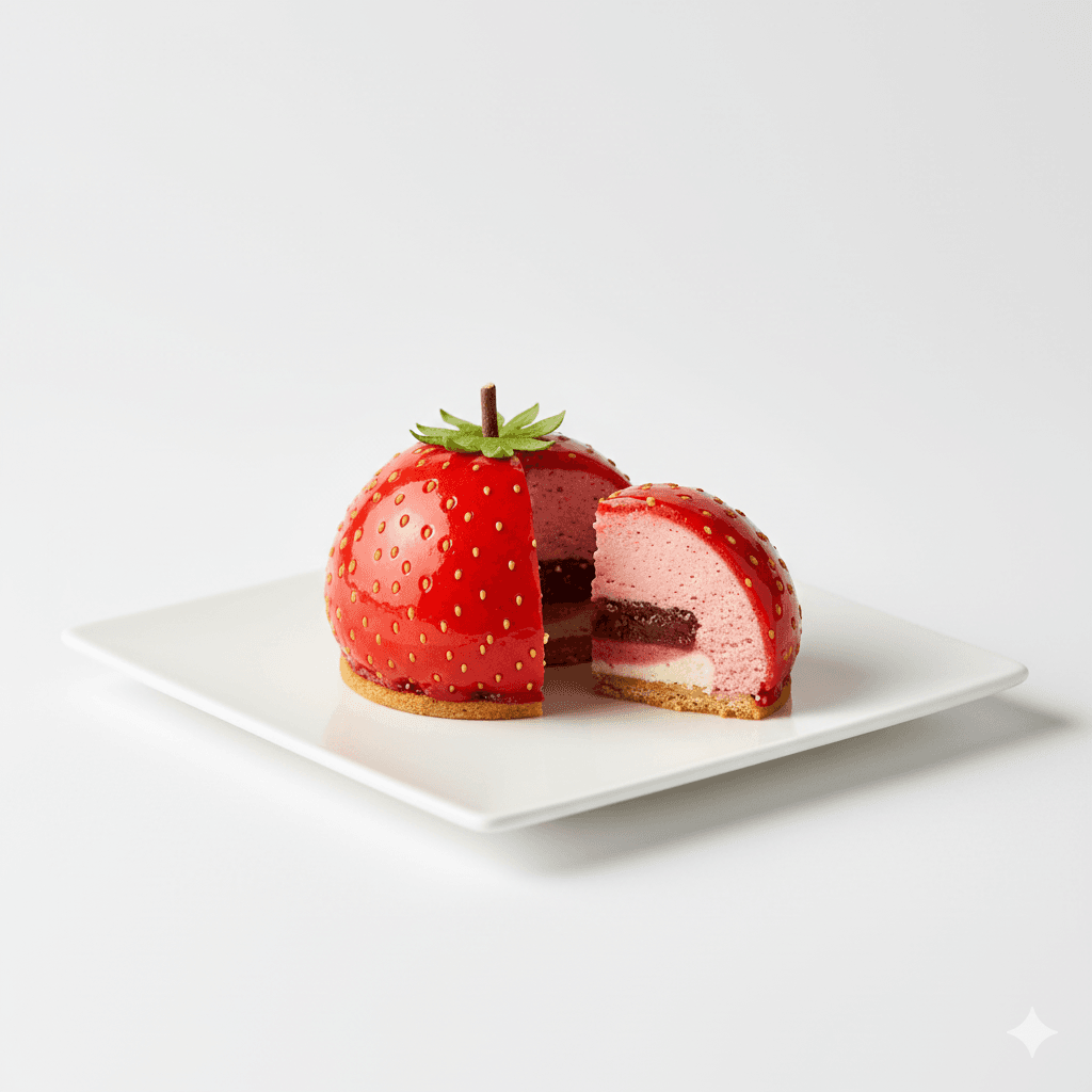 Trompe-l'oeil fraise