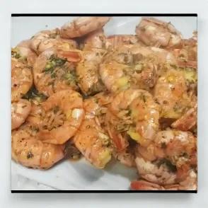 Plancha Crevettes