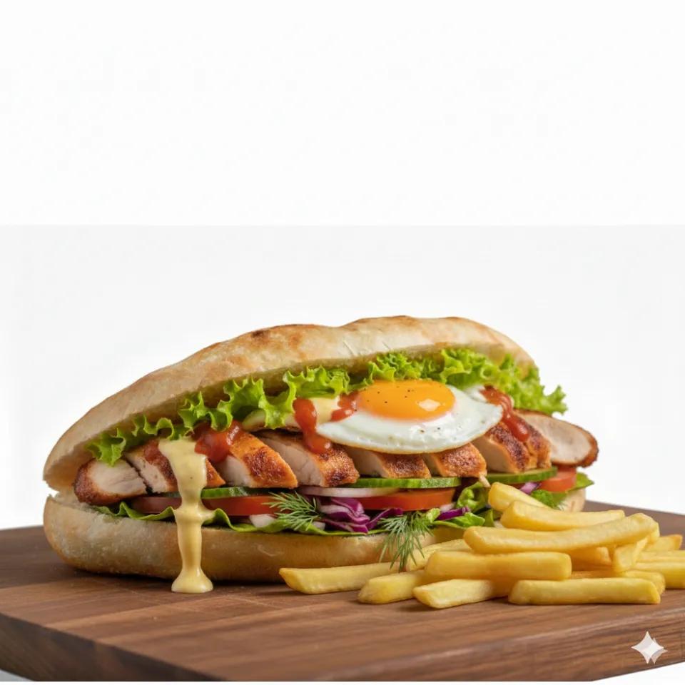 Sandwich Spécial Poulet Haché Camembert
