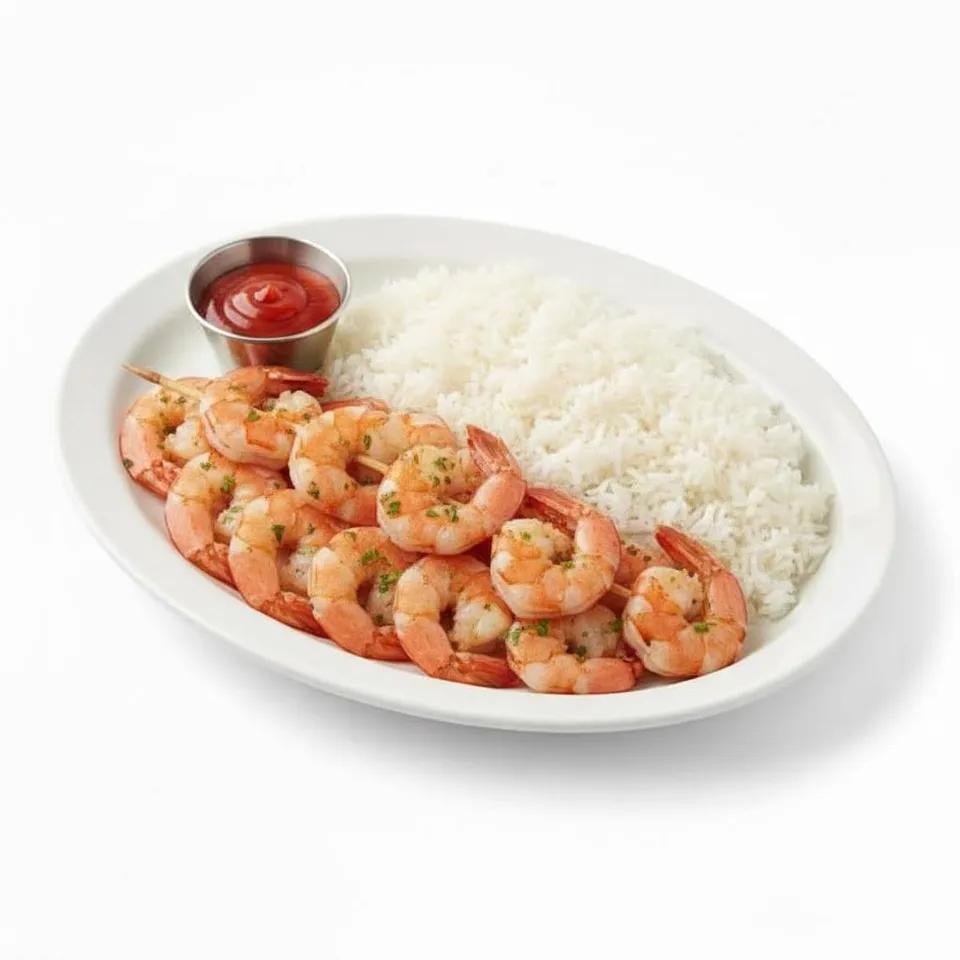 Plat Healthy Crevettes