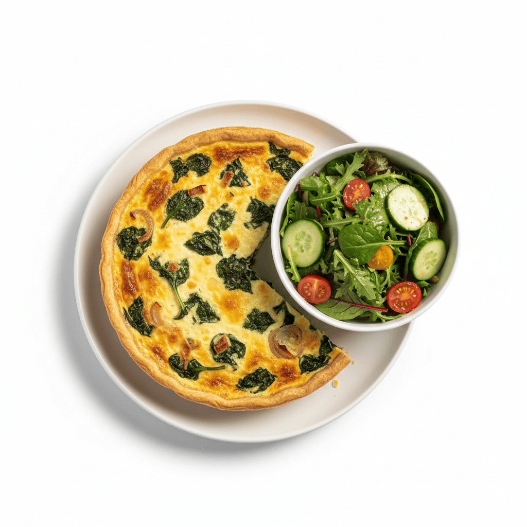 Quiche Avec Salade